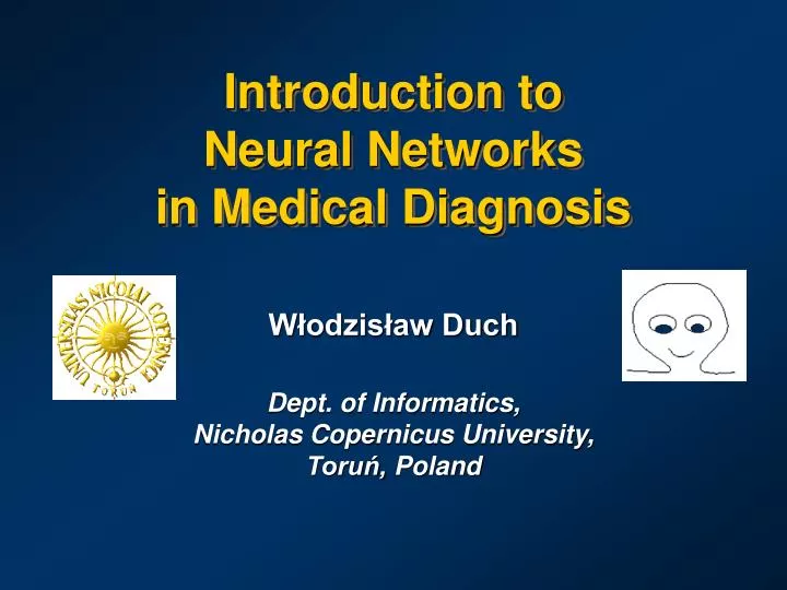 introduction to neural networks in medical diagnosis