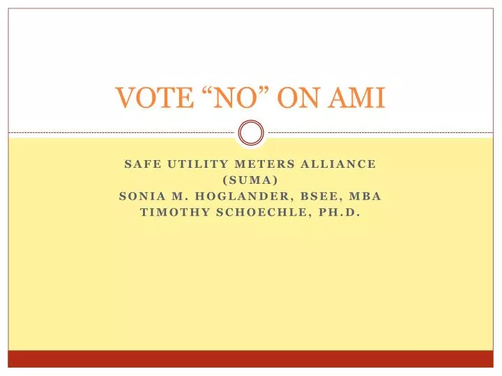 vote no on ami