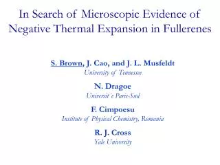 In Search of Microscopic Evidence of Negative Thermal Expansion in Fullerenes