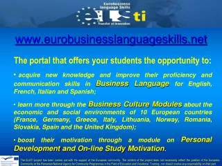 www eurobusinesslanguageskills net