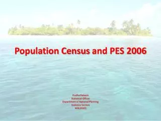 Population Census and PES 2006