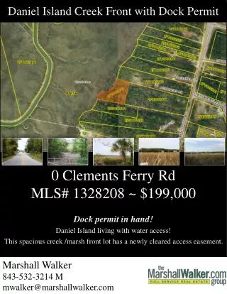 0 Clements Ferry Rd MLS # 1328208 ~ $199,000