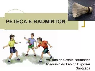 peteca e badminton