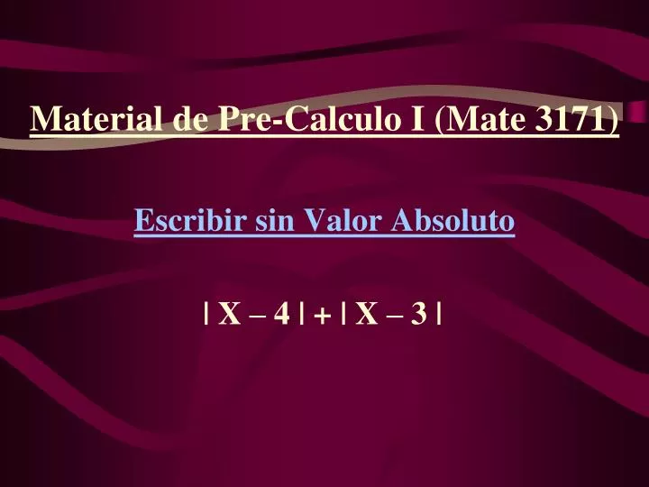 material de pre calculo i mate 3171