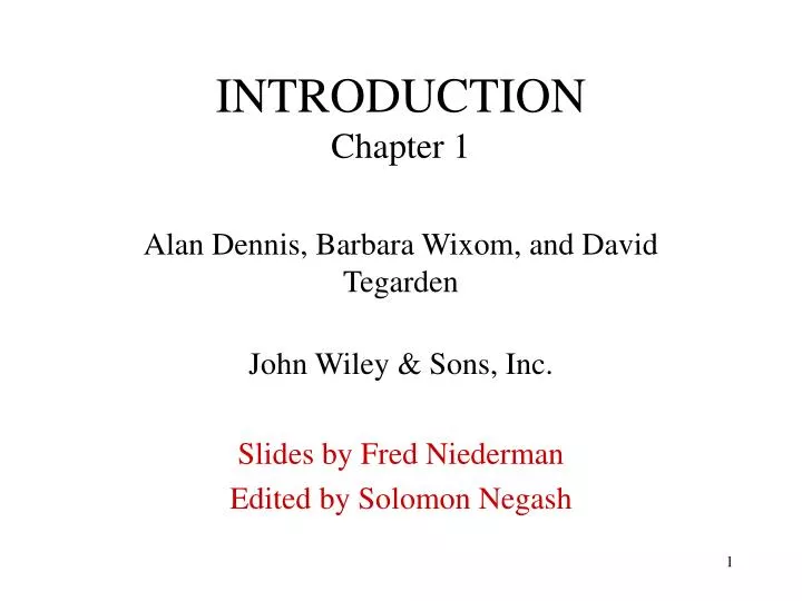 introduction chapter 1