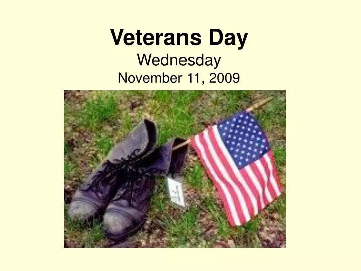 veterans day wednesday november 11 2009