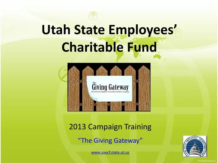 utah state employees charitable fund