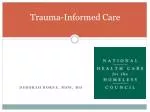 Trauma-Informed Care - slide 1
