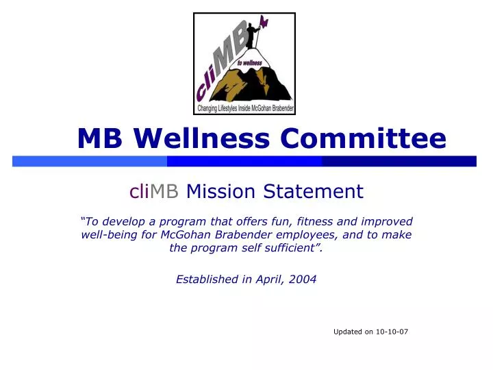 mb wellness committee