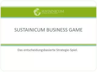 sustainicum business game