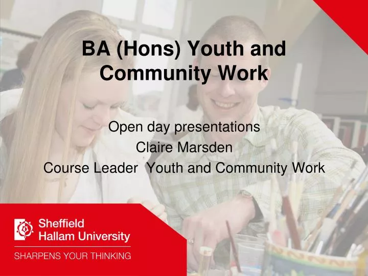 ba hons youth and community work