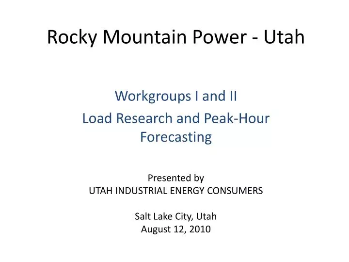 rocky mountain power utah