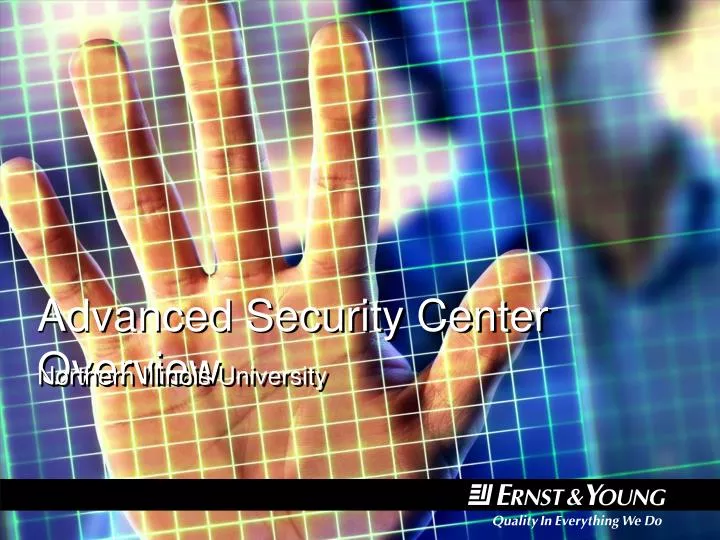 advanced security center overview