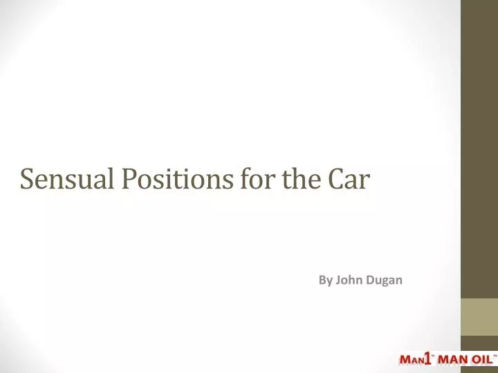 sensual positions for the car