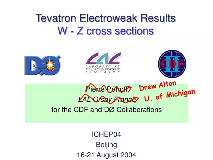 tevatron electroweak results w z cross sections