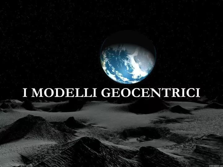 i modelli geocentrici