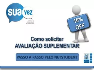 como solicitar avalia o suplementar