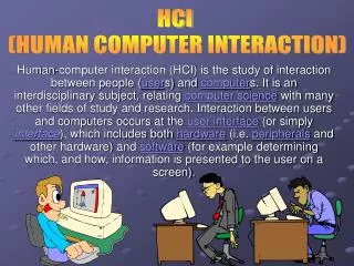 HCI (HUMAN COMPUTER INTERACTION)