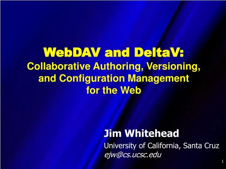 webdav and deltav collaborative authoring versioning and configuration management for the web