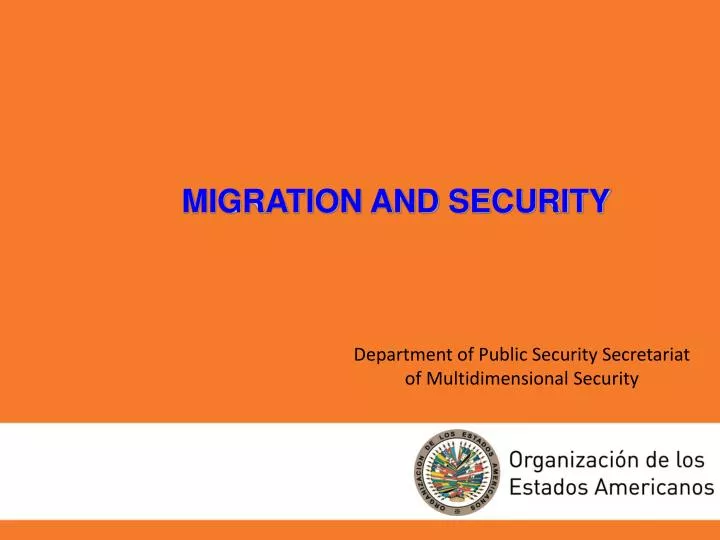 department of public security secretariat of multidimensional security
