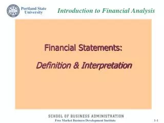 Financial Statements: Definition &amp; Interpretation