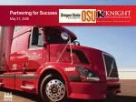 Partnering for Success: Knight Transportation's Commitment to Customers and Growth - slide 1