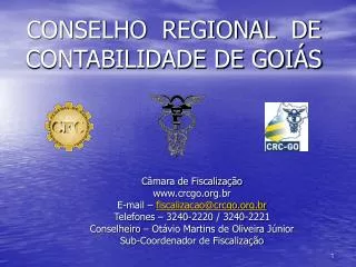 conselho regional de contabilidade de goi s