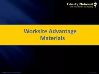 Worksite Advantage Materials
