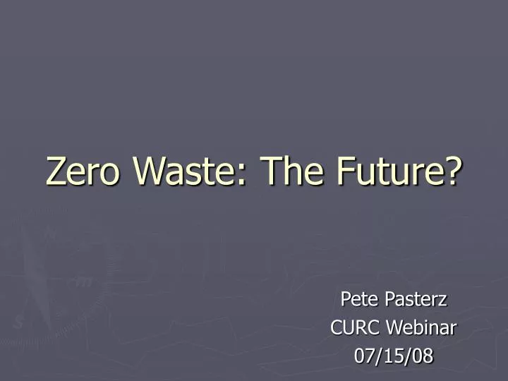 zero waste the future