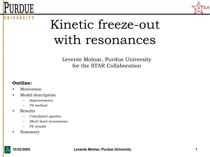 kinetic freeze out with resonances