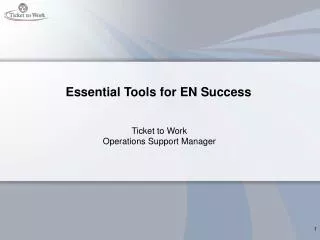 Essential Tools for EN Success