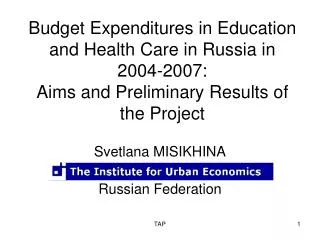 Svetlana MISIKHINA Russian Federation