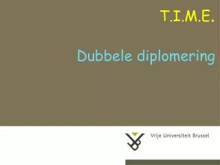 dubbele diplomering
