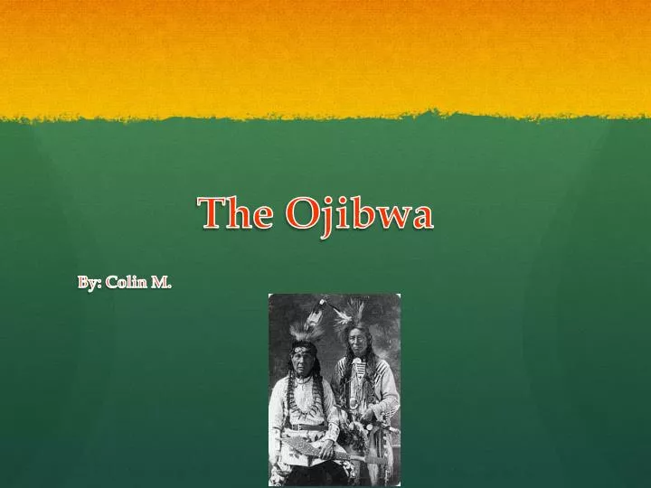 the ojibwa