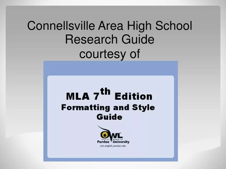 connellsville area high school research guide courtesy of