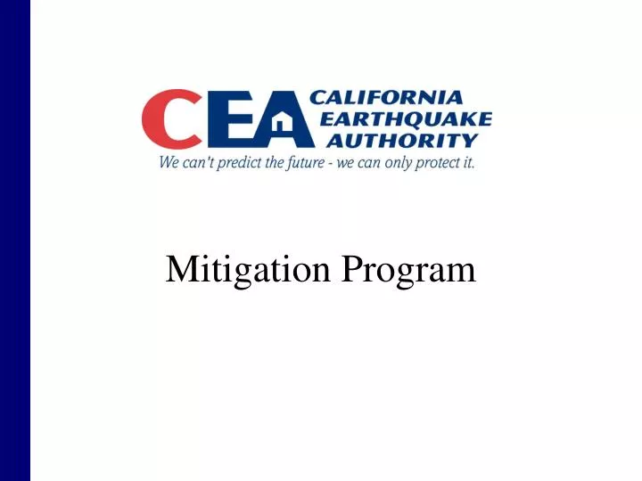 mitigation program