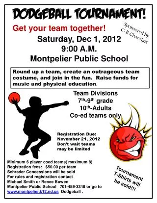Get your team together!