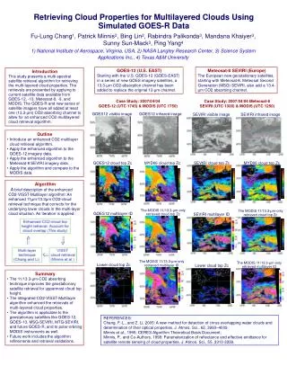 Retrieving Cloud Properties for Multilayered Clouds Using Simulated GOES-R Data