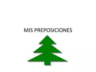 mis preposiciones