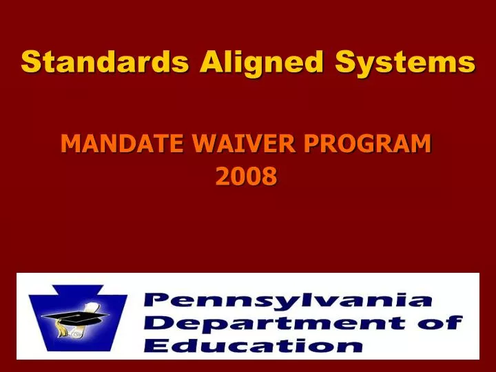 standards aligned systems