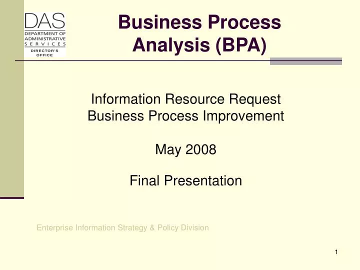 business process analysis bpa