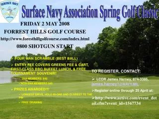 Surface Navy Association Spring Golf Classic