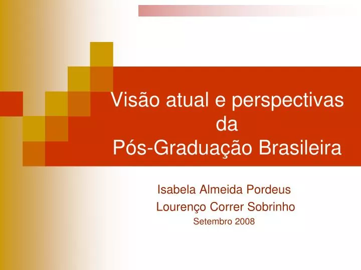 vis o atual e perspectivas da p s gradua o brasileira