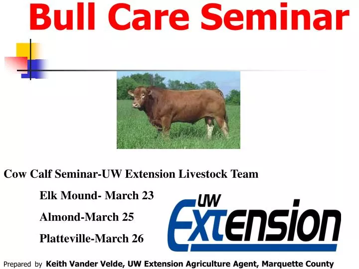 bull care seminar