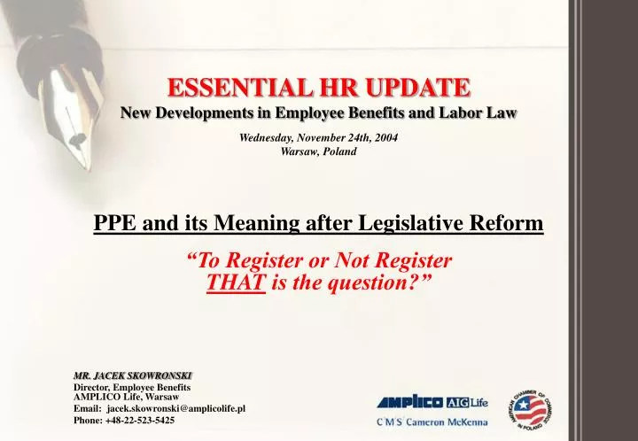 essential hr update new developments in employee benefits and labor law