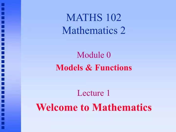 maths 102 mathematics 2