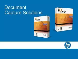 Document Capture Solutions