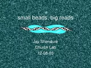 small beads, big reads