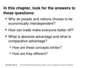 in this chapter look for the answers to these questions
