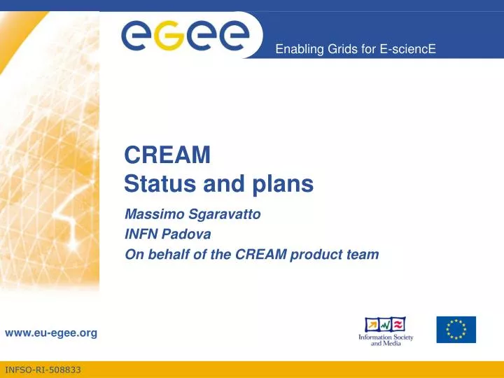 cream status and plans